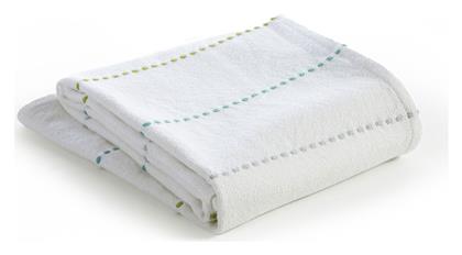 Nef-Nef Homeware Κουβέρτα Κούνιας Life Line Βαμβακερή Λευκή 110x150εκ.