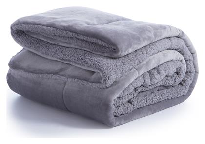 Nef-Nef Homeware Κουβερτοπάπλωμα Μονό 160x220εκ. Singular 24 Γκρι