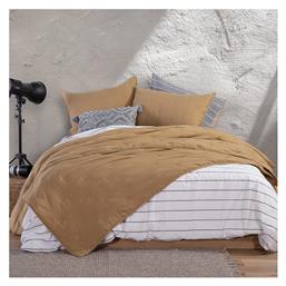 Nef-Nef Homeware Marven Κουβερλί Ημίδιπλο Microfiber Honey 180x240cm