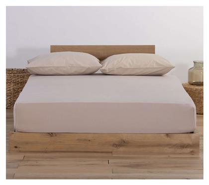 Nef-Nef Homeware Μονό 100x200+30εκ. με Λάστιχο Jersey 1020 Linen