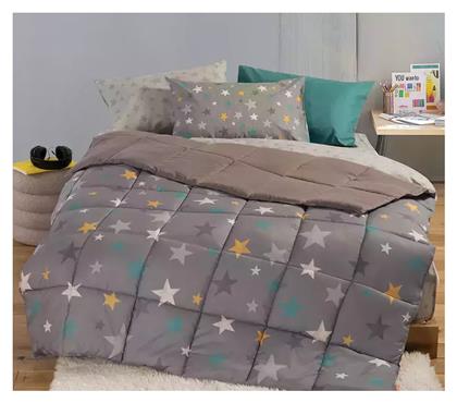 Nef-Nef Homeware Παιδικό Πάπλωμα Διπλής Όψης Μονό Stars Above Γκρι 160x220εκ.