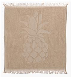 Nef-Nef Homeware Ποτηρόπανο από 100% Βαμβάκι σε Μπεζ Χρώμα 50x50cm