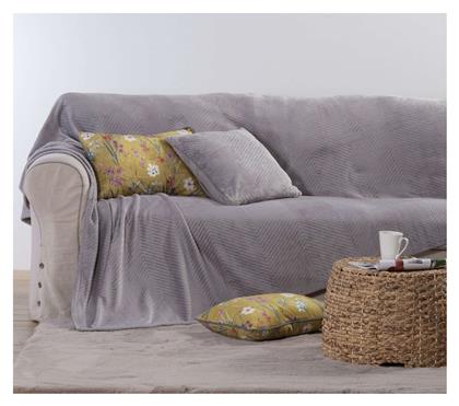 Nef-Nef Homeware Ριχτάρι Πολυθρόνας Dakari 130x180εκ. Grey