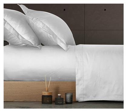 Nef-Nef Homeware Σεντόνι King Size με Λάστιχο 180x200x35εκ. Elements White