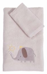 Nef-Nef Homeware Σετ Βρεφικές Πετσέτες 2τμχ Happy Days Εκρου Βάρους 420gr/m²