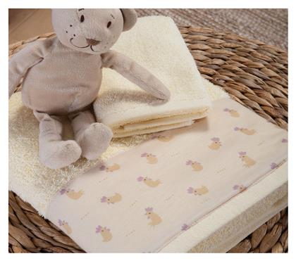 Nef-Nef Homeware Σετ Βρεφικές Πετσέτες 2τμχ Piu Piu Κίτρινες Βάρους 420gr/m²
