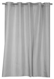 Nef-Nef Homeware Shower Κουρτίνα Μπάνιου Υφασμάτινη με Τρουκς 180x180cm Grey από το Aithrio