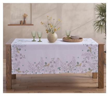 Nef-Nef Homeware Τραπεζομάντηλο Βαμβακερό Spring Mood Ecru 140x180εκ.