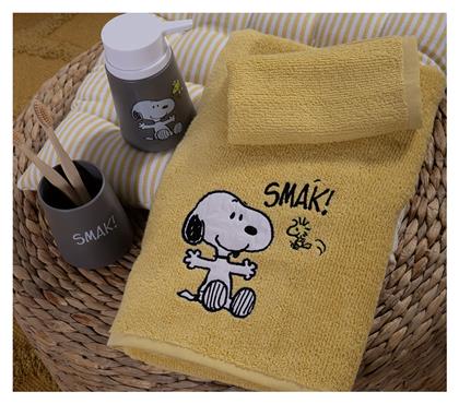 Nef-Nef Homeware Snoopy Smak Σετ Βρεφικές Πετσέτες 2τμχ Yellow Βάρους 420gr/m² από το Notos