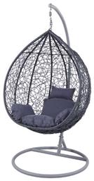 Nest/13 Φωλιά με Βάση Rattan Μ102xΠ102xΥ200cm Μαύρη