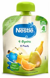 Nestle Φρουτόκρεμα NaturNes 4 Φρούτα για 6m+ 90gr