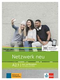 Netzwerk Neu A2.1 Kurs- Und Übungsbuch, mit Audios und Videos Online