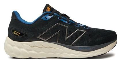 New Balance 680v8 Ανδρικά Αθλητικά Παπούτσια Running Μαύρα