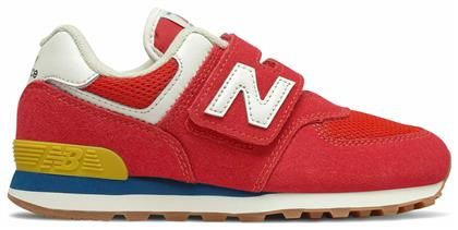 New Balance Παιδικό Sneaker με Σκρατς για Αγόρι Κόκκινο από το Plus4u