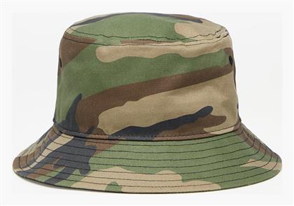 New Era Patterned Tapered Υφασμάτινo Ανδρικό Καπέλο Στυλ Bucket Χακί