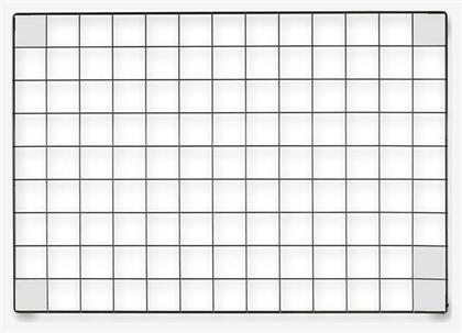 Next Διακοσμητικό Τοίχου από Μέταλλο Λευκό 80x40cm