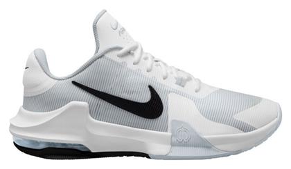 Nike Air Max Impact 4 Χαμηλά Μπασκετικά Παπούτσια White / Pure Platinum / Black από το Cosmossport