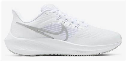 Nike Air Zoom Pegasus 39 Γυναικεία Αθλητικά Παπούτσια Running White / Metallic Silver / Pure Platinum από το Cosmossport