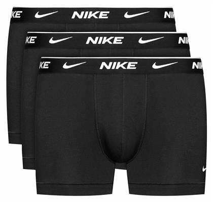 Nike Ανδρικά Μποξεράκια 3Pack Μαύρα