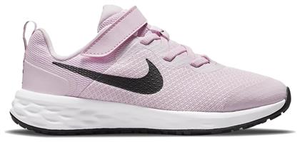 Nike Revolution 6 Αθλητικά Παιδικά Παπούτσια Running με Σκρατς Pink Foam / Black