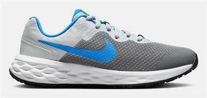 Nike Αθλητικά Παιδικά Παπούτσια Running Revolution 6 Nn Cool Grey / Photo Blue / Deep Royal Blue