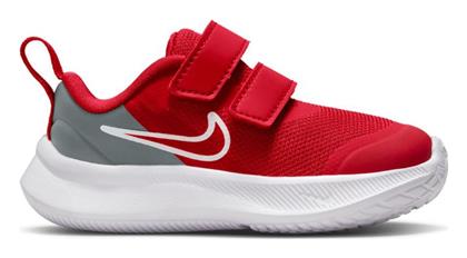 Nike Αθλητικά Παιδικά Παπούτσια Running Runner 3 Tdv με Σκρατς University Red / Smoke Grey