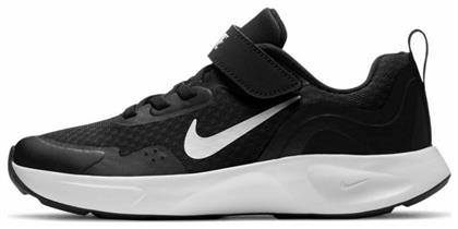 Nike Αθλητικά Παιδικά Παπούτσια Running Wearallday PS Black / White από το Spartoo