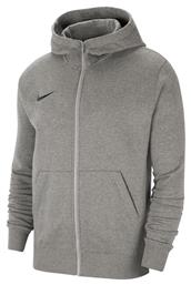 Nike Αθλητική Παιδική Ζακέτα Φούτερ Fleece με Κουκούλα Γκρι Park 20 από το MybrandShoes