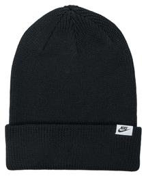 Nike Cuffed Futura Beanie Ανδρικός Σκούφος Πλεκτός σε Μαύρο χρώμα από το Siontis Athletics