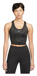 Nike Dri-Fit One Αμάνικο Αθλητικό Crop Top Μαύρο