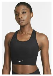 Nike Dri-Fit Swoosh Γυναικείο Αθλητικό Μπουστάκι Μαύρο