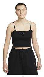 Nike Essential Crop Top Μαύρο