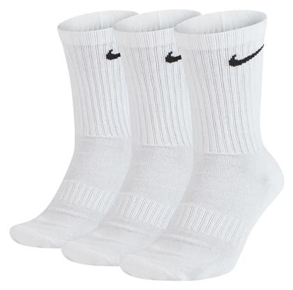 Nike Everyday Lightweight Αθλητικές Κάλτσες Λευκές 3 Ζεύγη από το Outletcenter