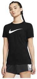 Nike Γυναικείο Αθλητικό T-shirt Dri-Fit Μαύρο