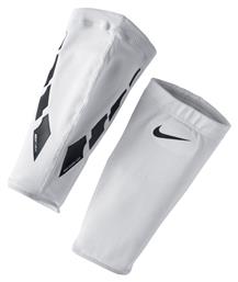 Nike Guard Lock Elite Leg Sleeves για Επικαλαμίδες Ποδοσφαίρου Λευκά