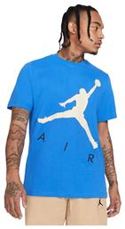 Nike Jordan Jumpman Air Hbr Ανδρικό T-shirt Μπλε με Λογότυπο