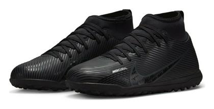 Nike Παιδικά Ποδοσφαιρικά Παπούτσια Ψηλά Mercurial Superfly 9 με Σχάρα και Καλτσάκι Μαύρα