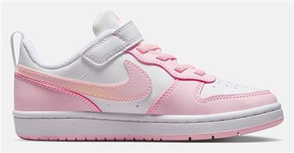 Nike Παιδικά Sneakers Court Borough Low Recraft White / Pink Foam από το Outletcenter