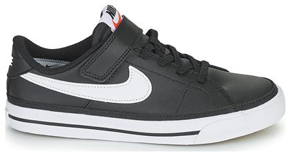 Nike Παιδικά Sneakers Court Legacy Black / Gum Light Brown / White από το E-tennis