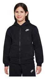 Nike Παιδική Ζακέτα Φούτερ Fleece Μαύρη Sportswear Club από το E-tennis