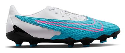 Nike Phantom GX Academy FG/MG Χαμηλά Ποδοσφαιρικά Παπούτσια με Τάπες Baltic Blue / White / Laser Blue / Pink Blast