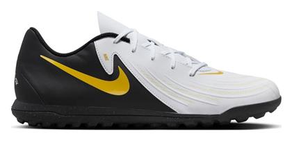 Nike Phantom GX II Club TF Χαμηλά Ποδοσφαιρικά Παπούτσια με Σχάρα Λευκό / Metallic Gold Coin / Μαύρο από το Outletcenter