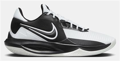 Nike Precision 6 Χαμηλά Μπασκετικά Παπούτσια Black / White