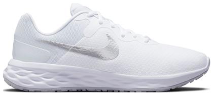 Nike Revolution 6 Next Nature Γυναικεία Αθλητικά Παπούτσια Running White / Metallic Silver / Pure Platinum