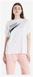 Nike Sportswear Γυναικείο Αθλητικό T-shirt Λευκό