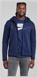 Nike Sportswear Tech Ανδρική Φούτερ Ζακέτα με Κουκούλα και Τσέπες Navy Μπλε