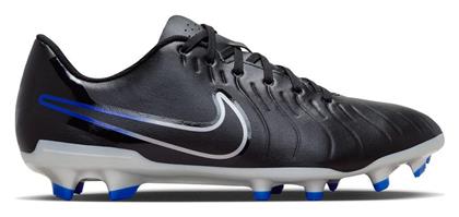 Nike Tiempo Legend 10 Club FG/MG Χαμηλά Ποδοσφαιρικά Παπούτσια με Τάπες Black / Hyper Royal / Chrome από το Outletcenter