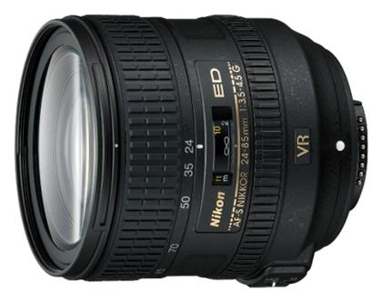 Nikon AF-S Nikkor 24-85mm f/3.5-4.5G ED VR (Nikon F) Black