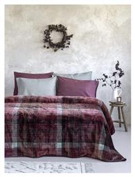 Nima Μονή 160x220εκ. Cozy Μπορντό από το Spitishop