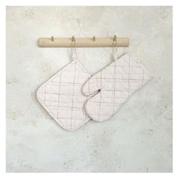 Nima Selina Γάντι Κουζίνας Υφασμάτινο Ροζ 2τμχ